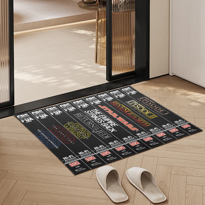 VHS Tape Classic Star Wars Series Movies Indoor Rug