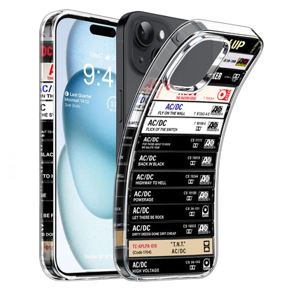 AC/DC Albums Cassette Collection Retro Phone Case