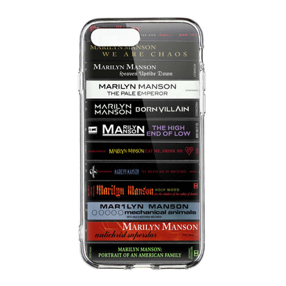 Marilyn Manson Albums Cassette Collection Retro Phone Case