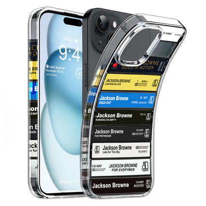Jackson Browne Albums Cassette Collection Retro Phone Case