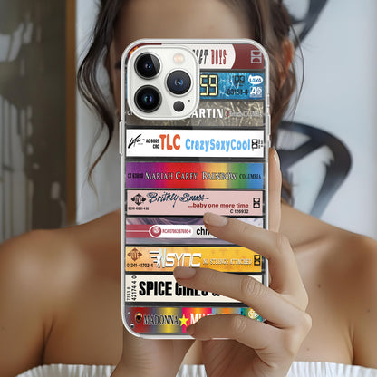 90's Pop Albums Cassette Collection Retro Phone Case