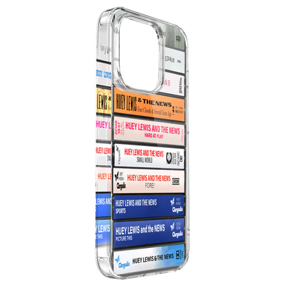 Huey Lewis Albums Cassette Collection Retro Phone Case