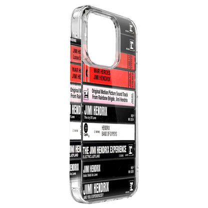Jimi Hendrix Albums Cassette Collection Retro Phone Case