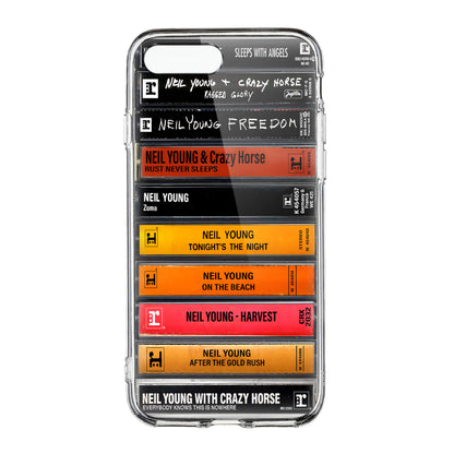 Neil Young Albums Cassette Collection Retro Phone Case