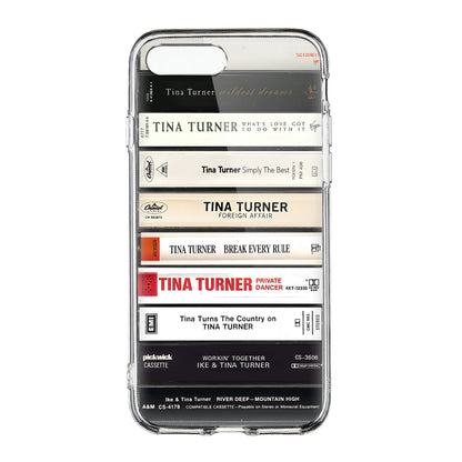 Tina Turner Albums Cassette Collection Retro Phone Case