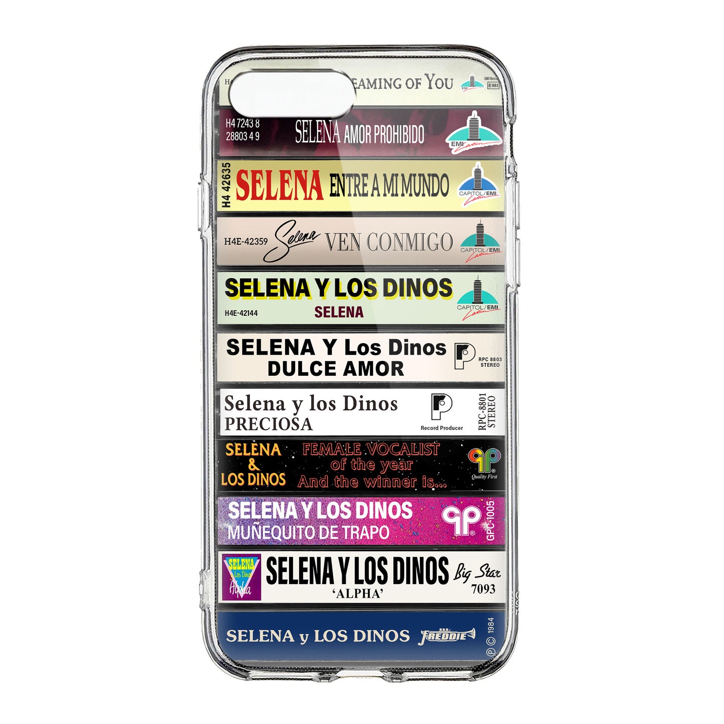 Selena Albums Cassette Collection Retro Phone Case