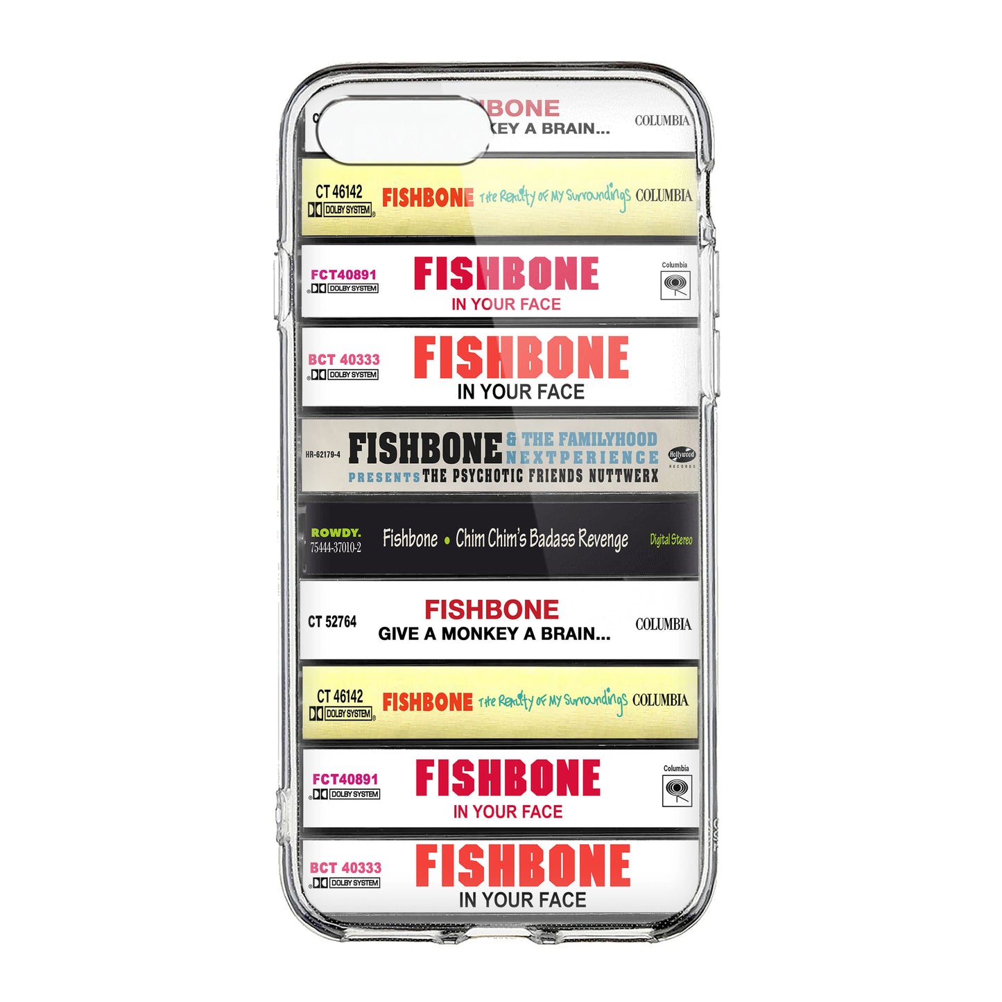 Fishbone Albums Cassette Collection Retro Phone Case