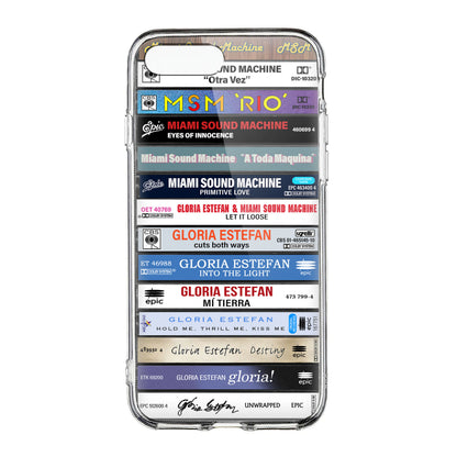 Miami Sound Machine Albums Cassette Collection Retro Phone Case