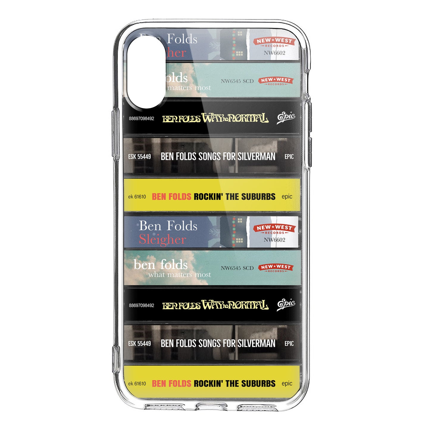 Ben Folds Albums Cassette Collection Retro Phone Case