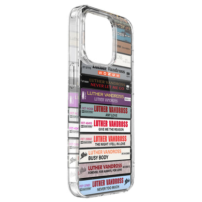 Luther Vandross Albums Cassette Collection Retro Phone Case