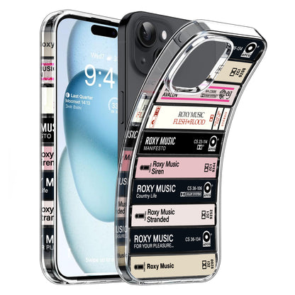 Roxy Music Albums Cassette Collection Retro Phone Case