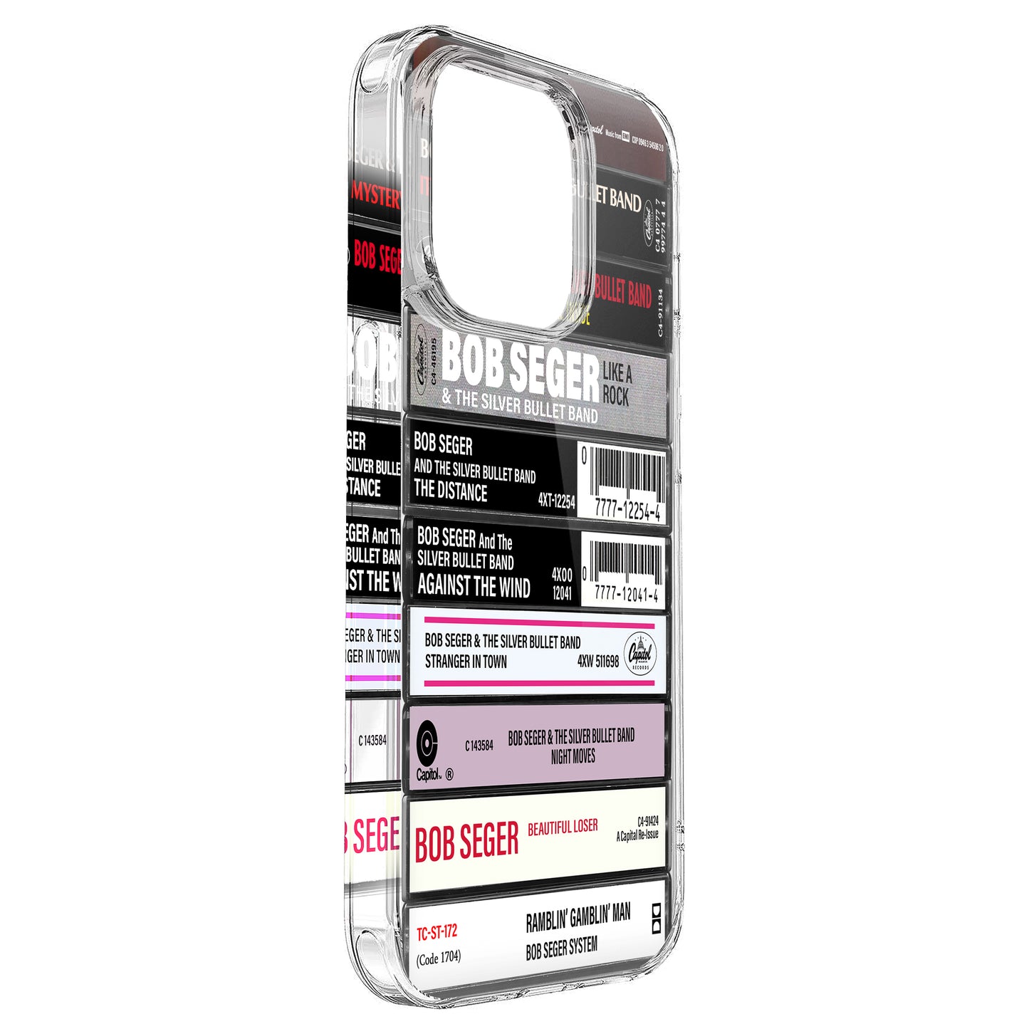 Bob Seger Albums Cassette Collection Retro Phone Case