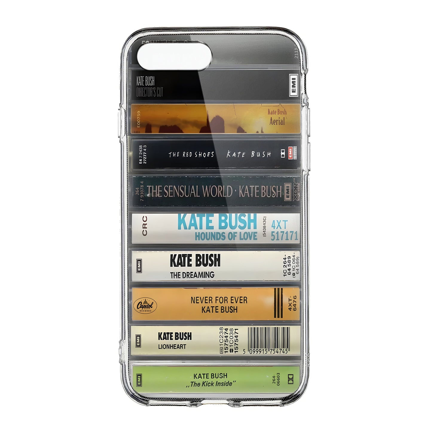 Kate Bush Albums Cassette Collection Retro Phone Case