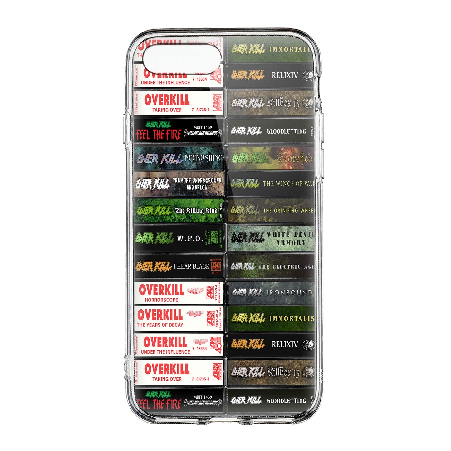 Overkill Albums Cassette Collection Retro Phone Case