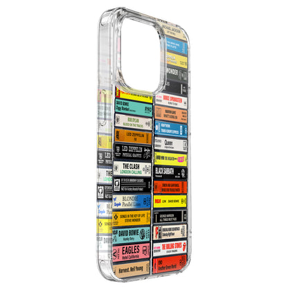 70s Classic Music Albums Cassette Collection Retro Phone Case