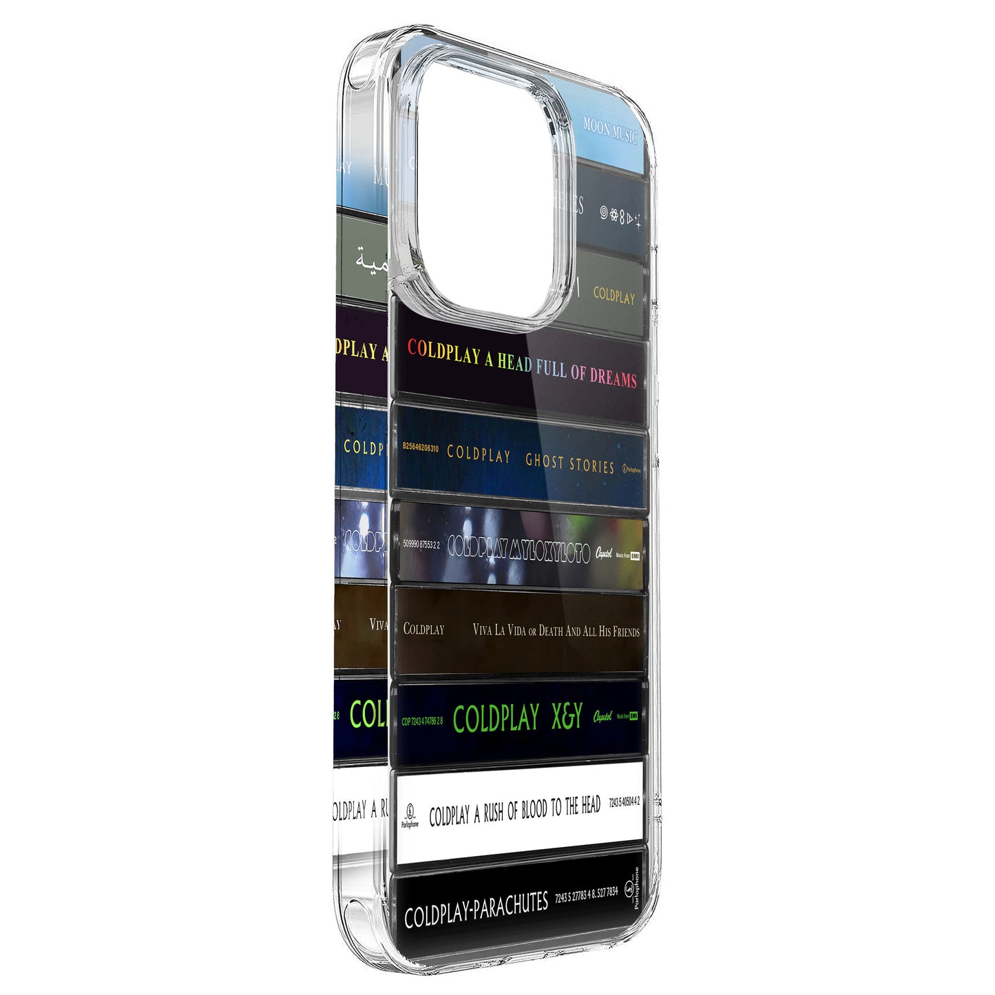 Coldplay Albums Cassette Collection Retro Phone Case