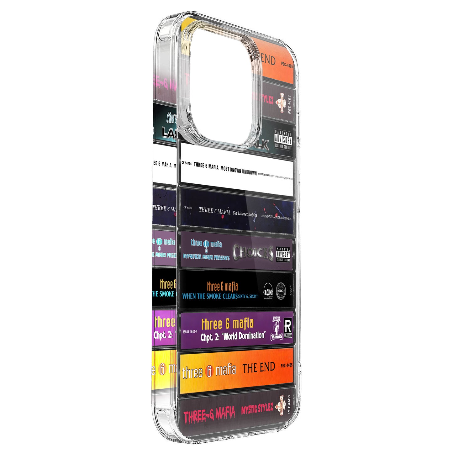 Three 6 Mafia Albums Cassette Collection Retro Phone Case