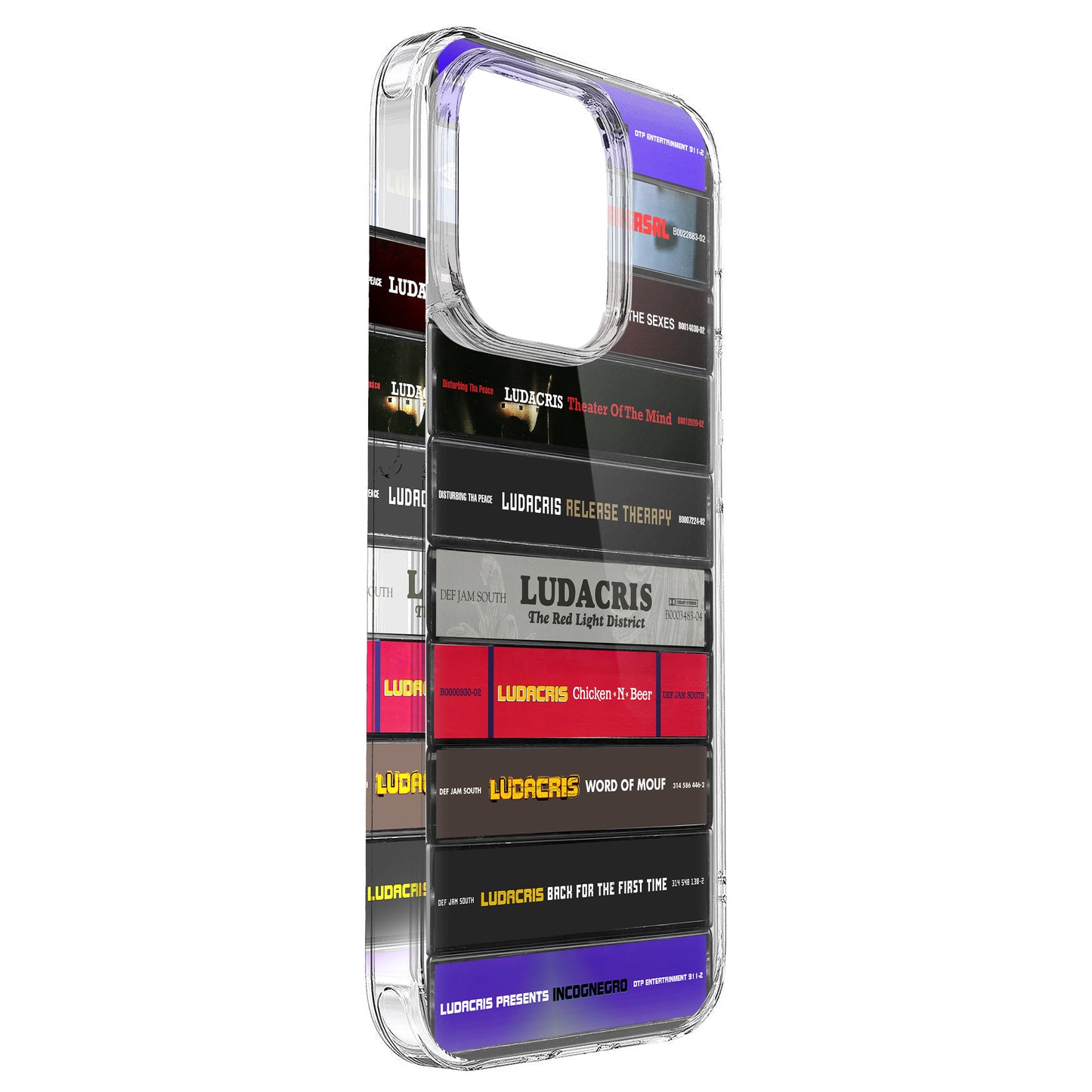 Ludacris Albums Cassette Collection Retro Phone Case