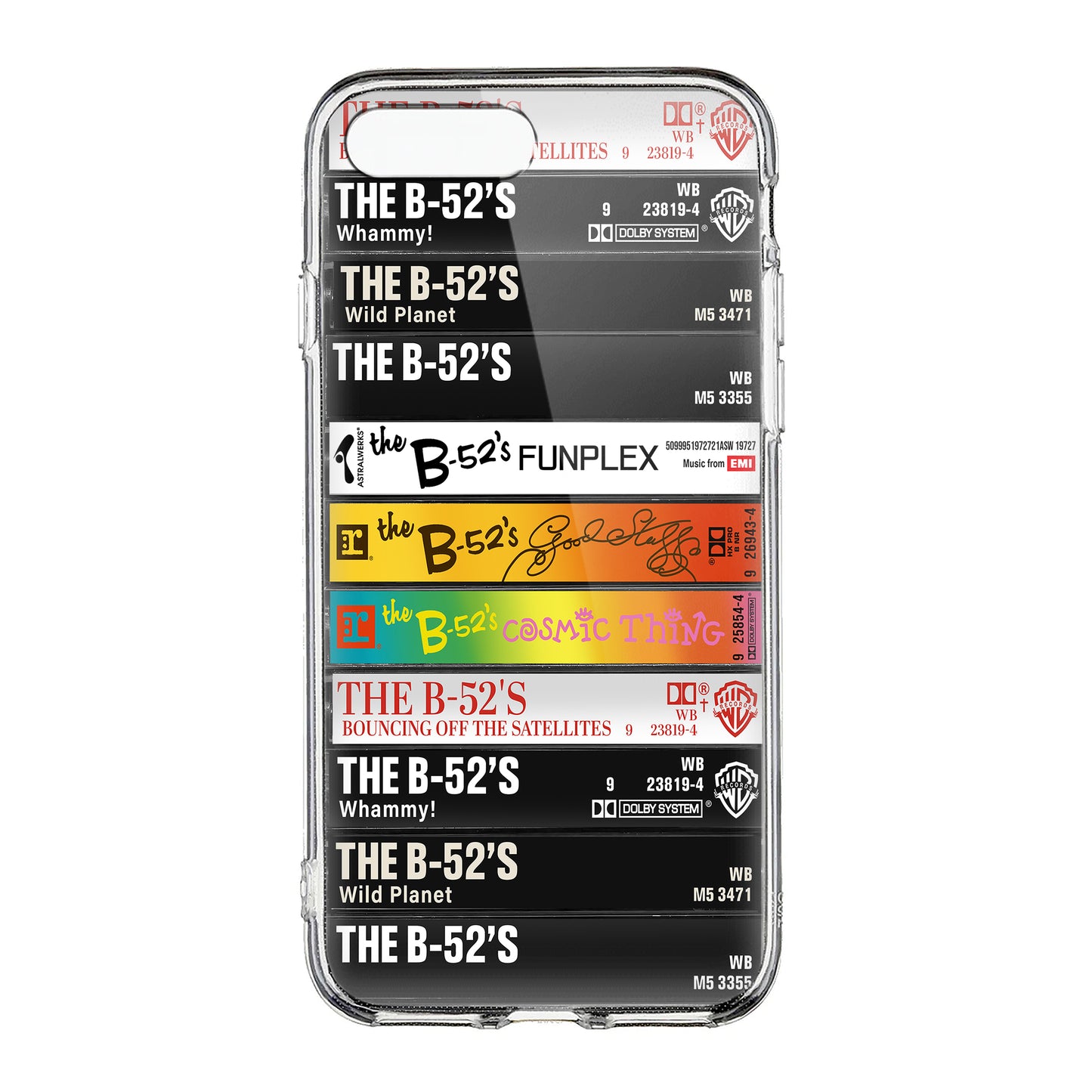 The B-52's Albums Cassette Collection Retro Phone Case
