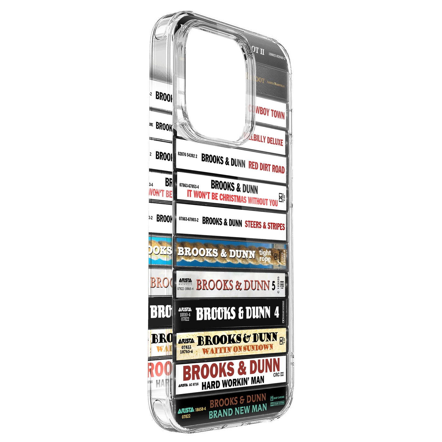 Brooks & Dunn Albums Cassette Collection Retro Phone Case