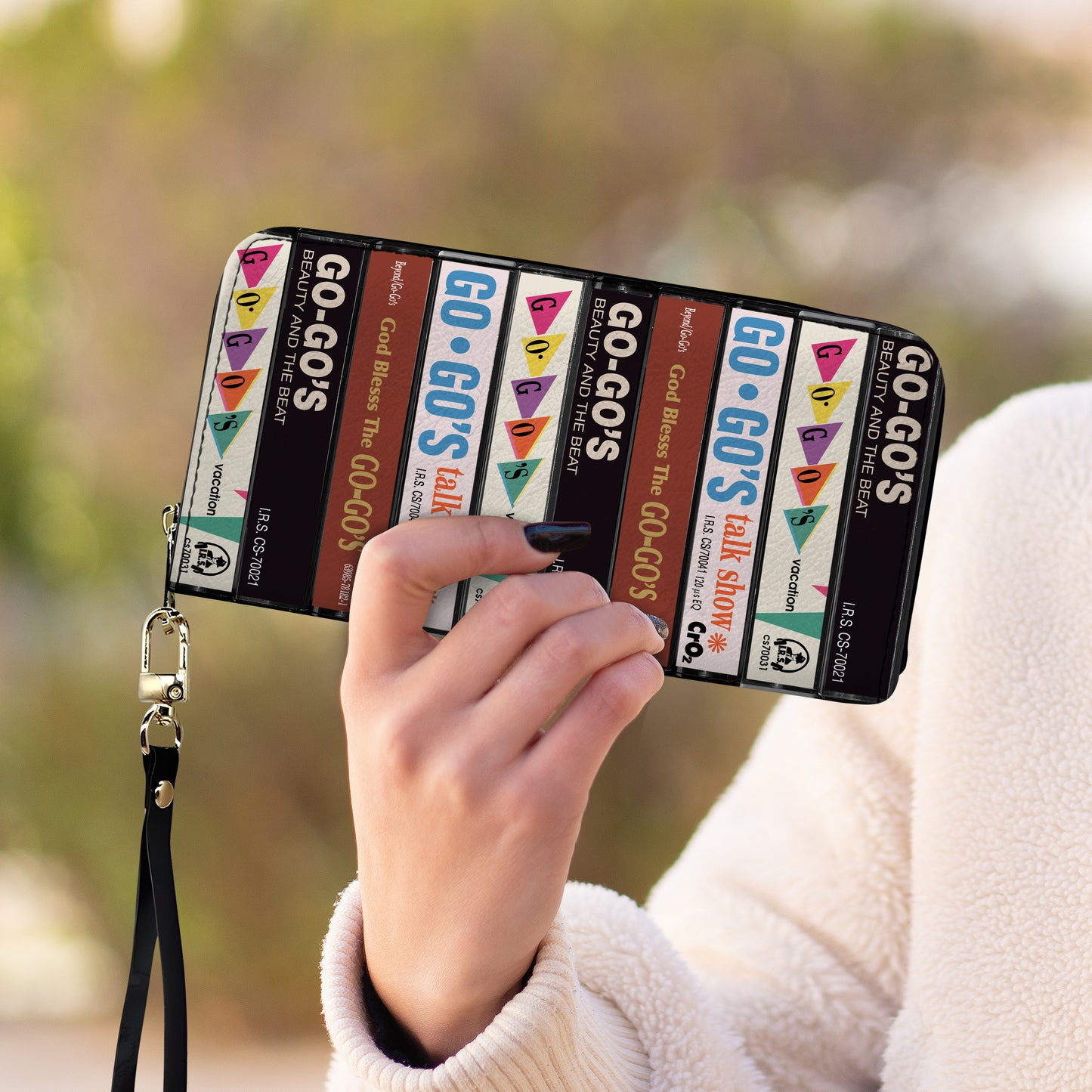 Go-Go's Albums Cassette Vintage Leather Long Wallet