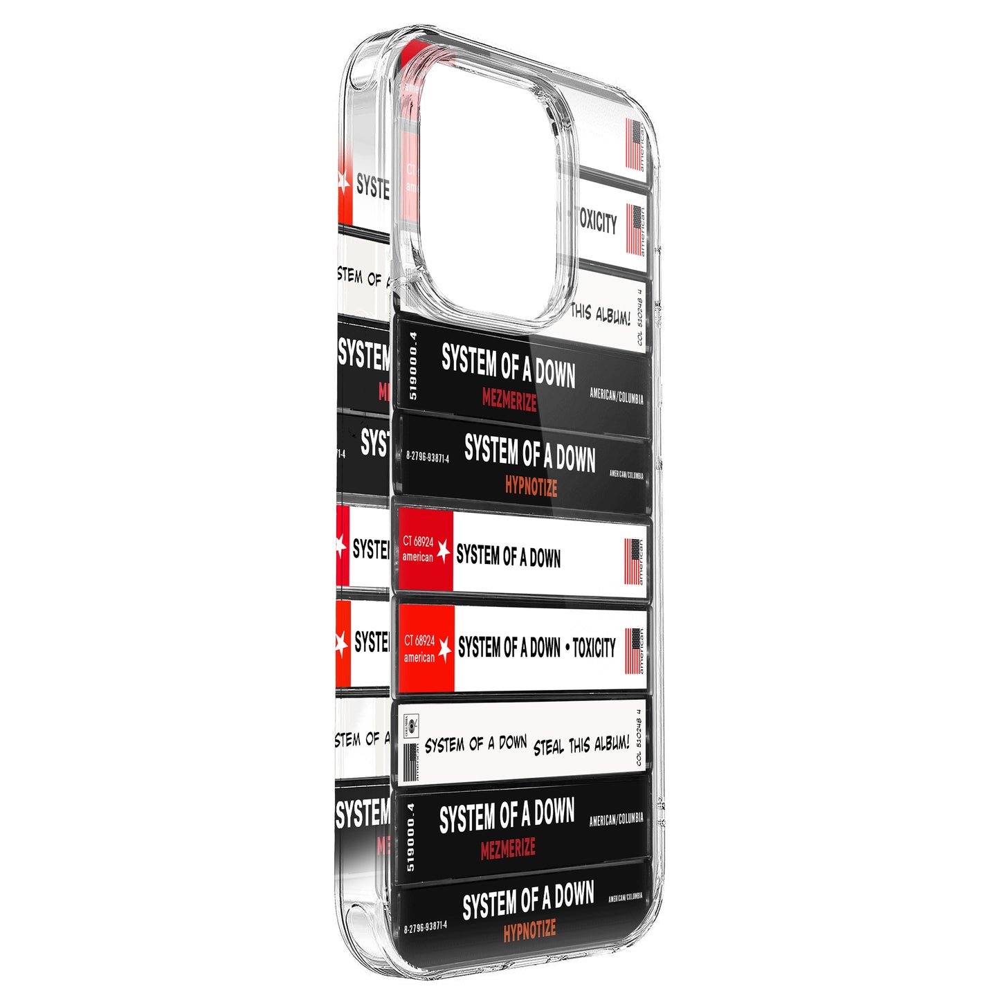 System Of A Down Albums Cassette Collection Retro Phone Case