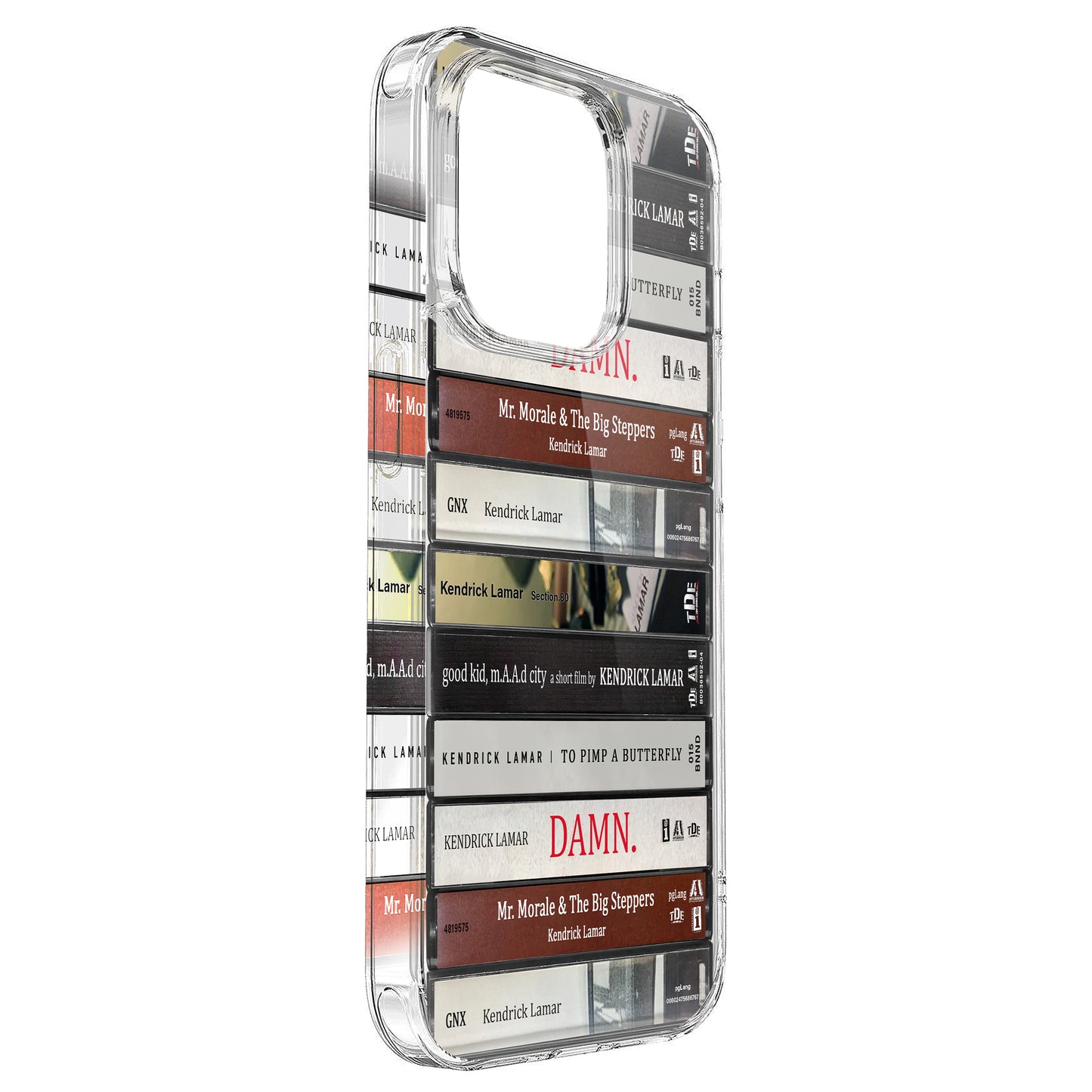 Kendrick Lamar Albums Cassette Collection Retro Phone Case
