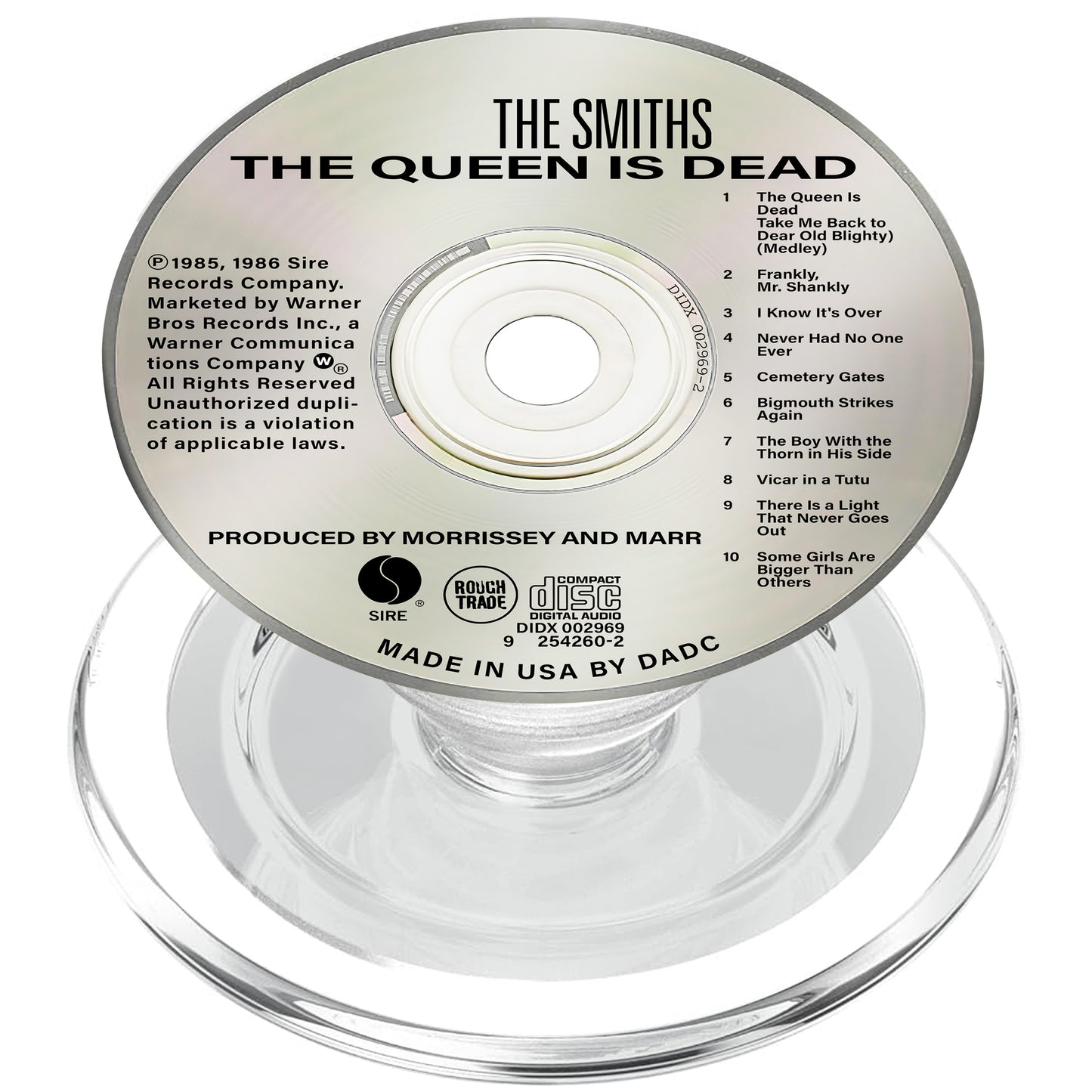 The Queen Is Dead Albums CD Magnetic Phone Grip - The Smiths