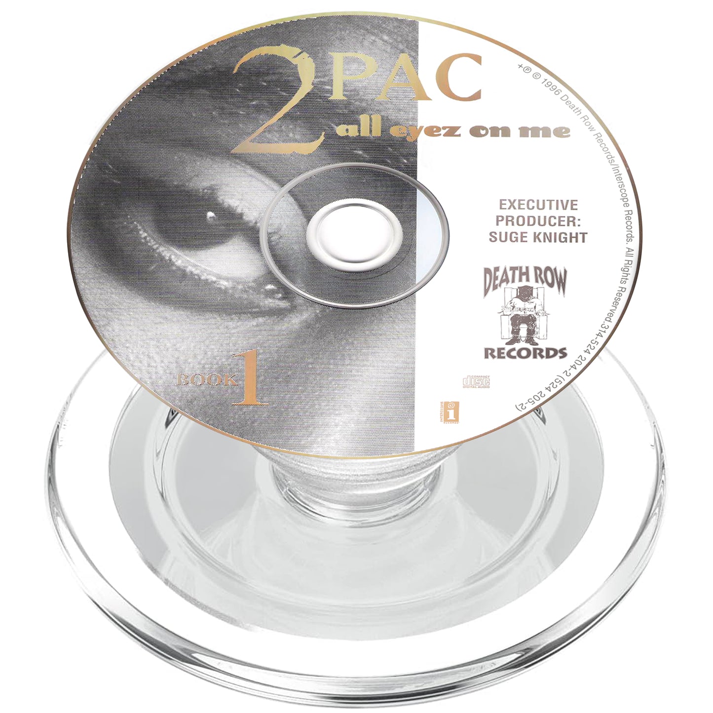 All Eyez On Me CD Magnetic Phone Grip - 2Pac
