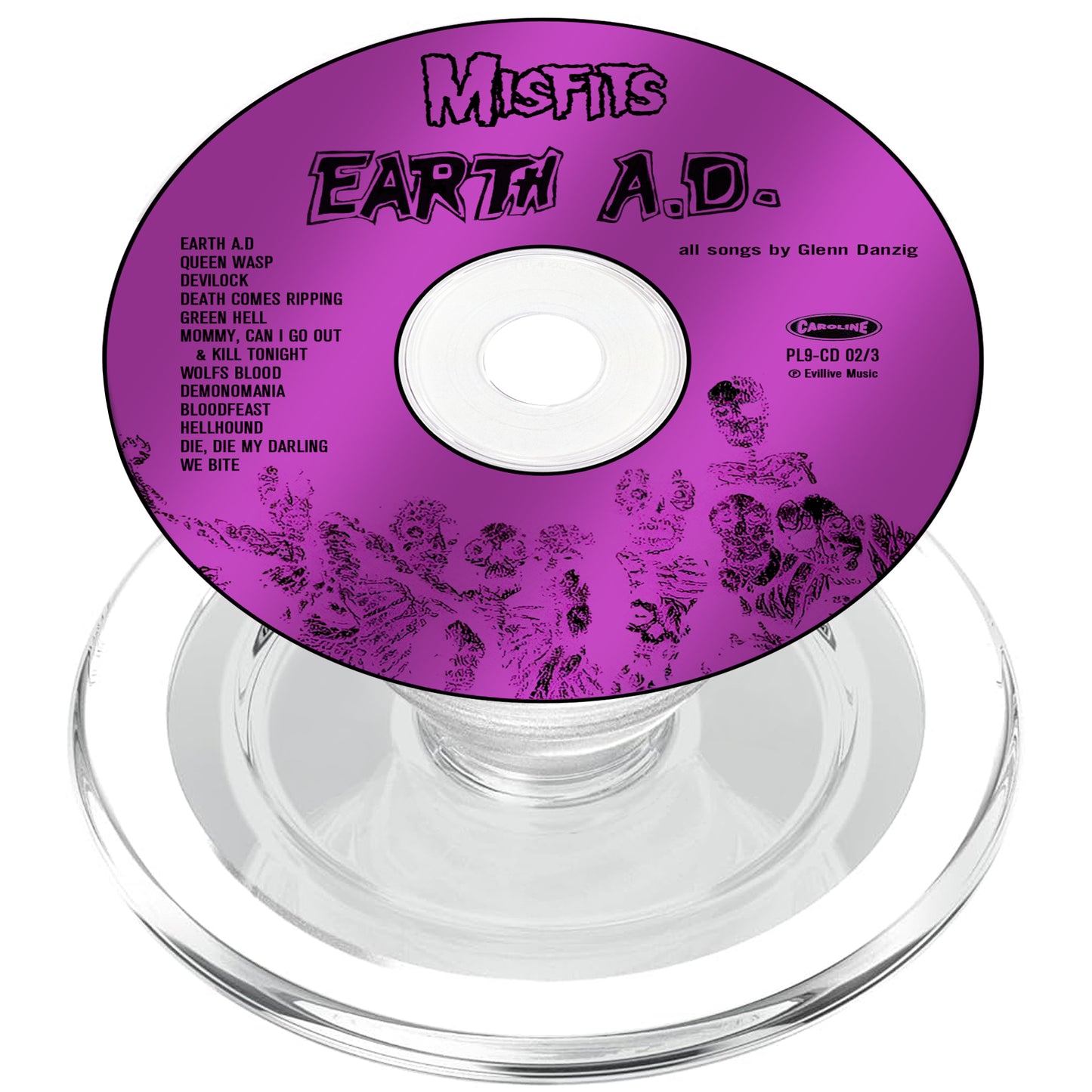 Earth A.D. CD Magnetic Phone Grip - Misfits