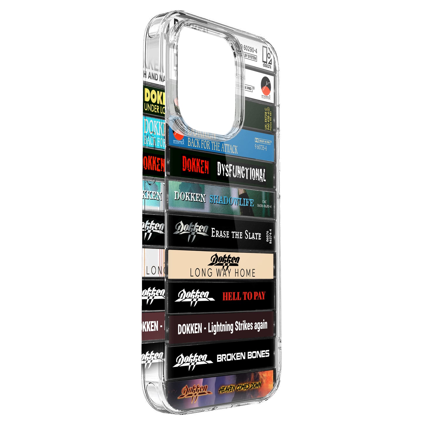 Dokken Albums Cassette Collection Retro Phone Case