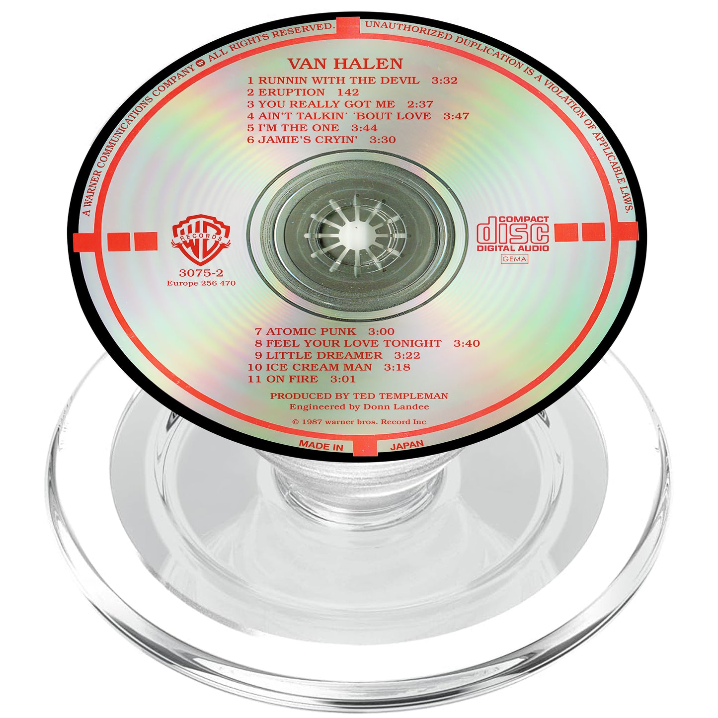 Van Halen CD Magnetic Phone Grip