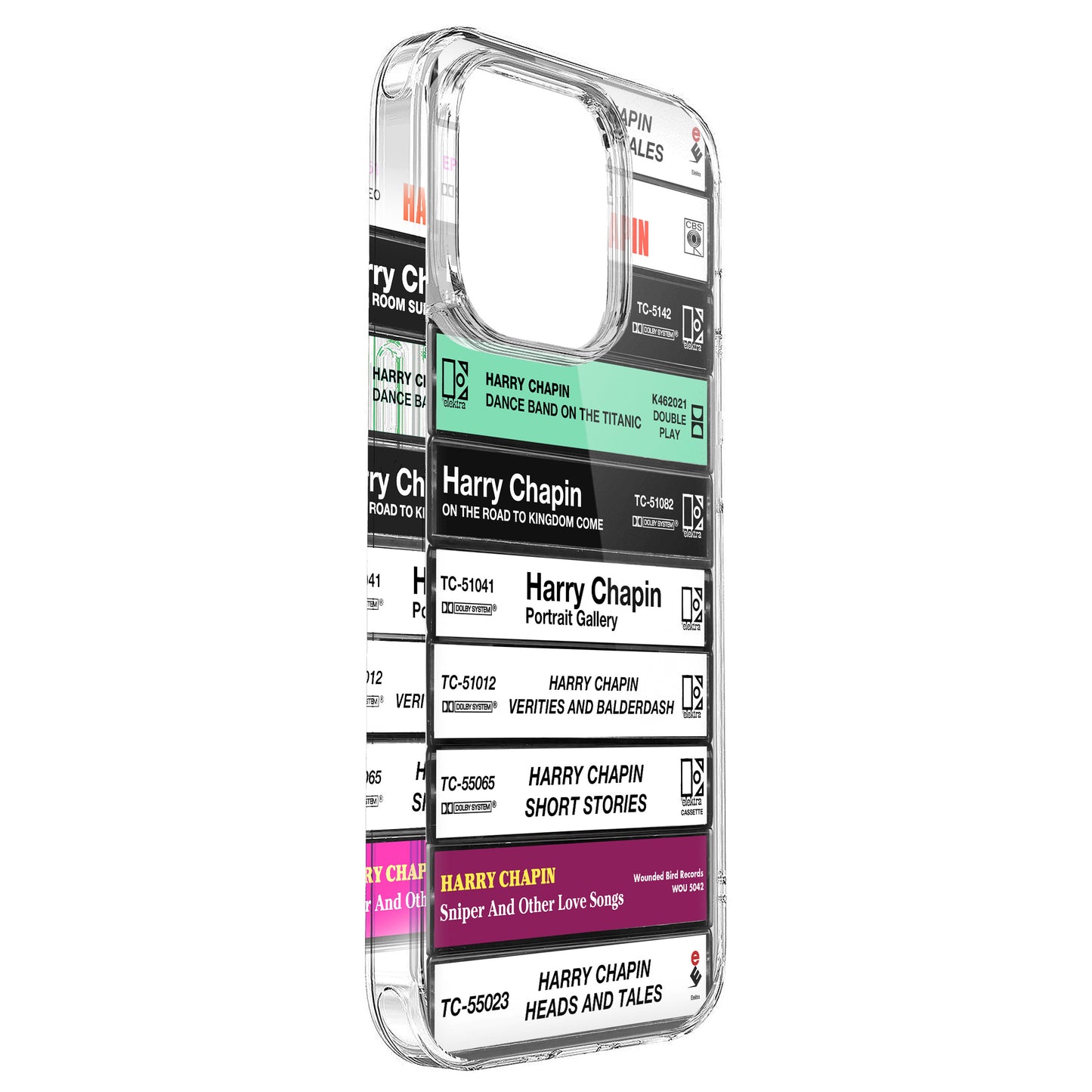 Harry Chapin Albums Cassette Collection Retro Phone Case