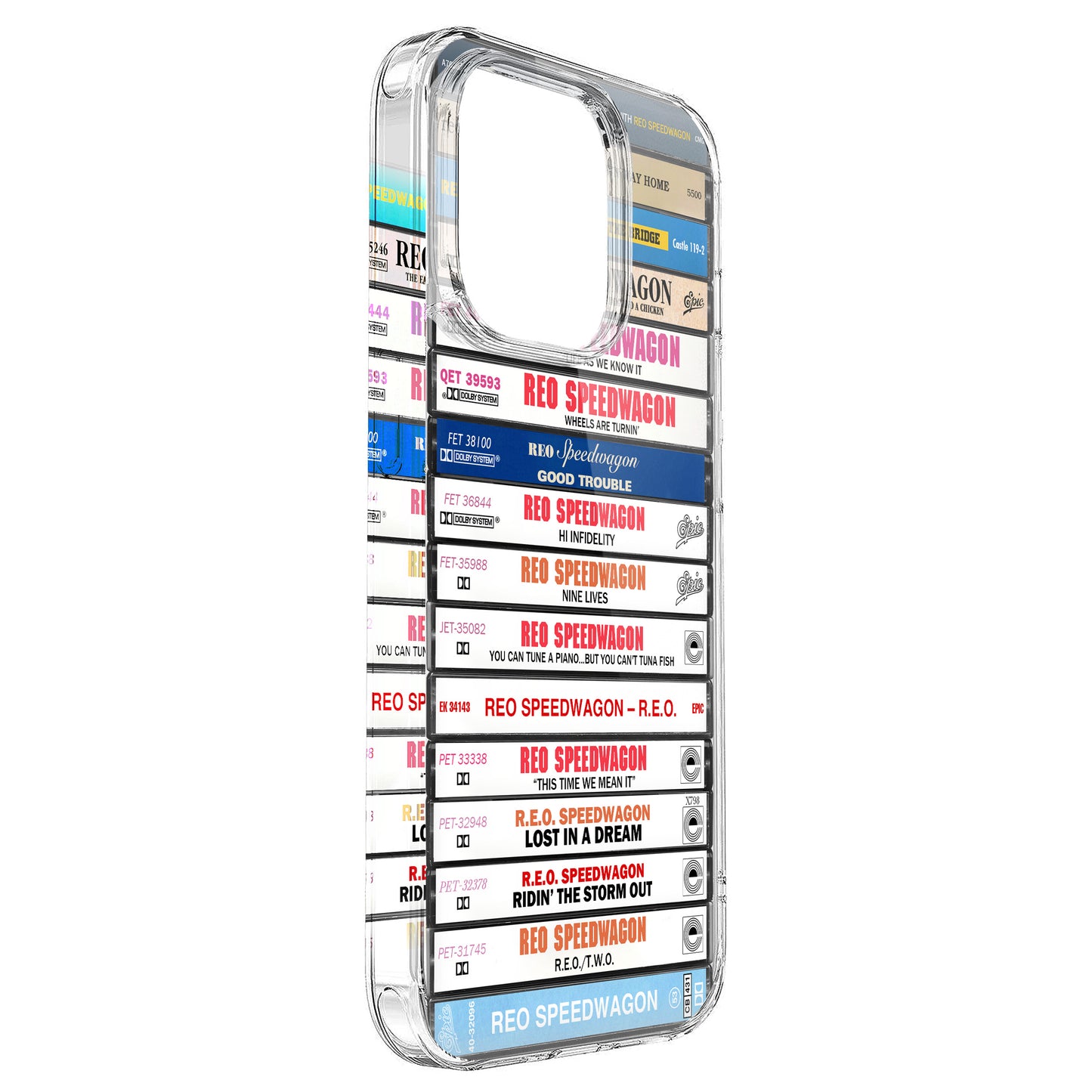 REO Speedwagon Albums Cassette Collection Retro Phone Case