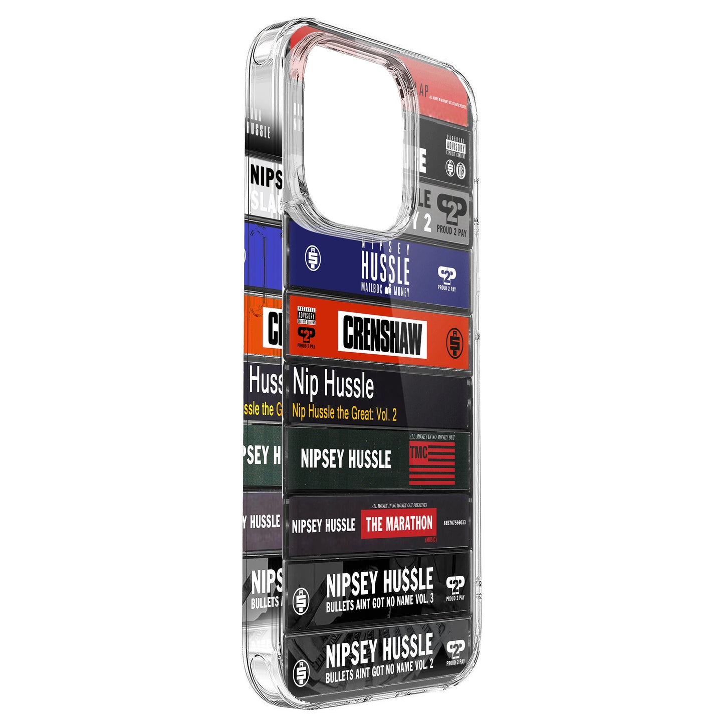 Nipsey Hussle Albums Cassette Collection Retro Phone Case