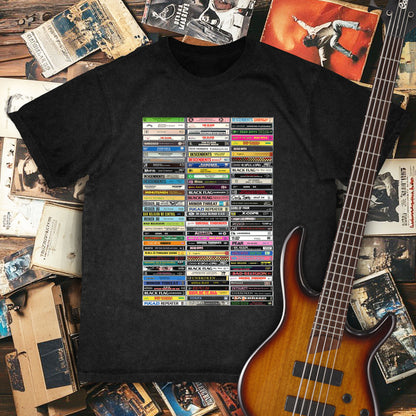 Classic Punk Rock Albums Cassette Retro Collection Premium Unisex T-Shirt