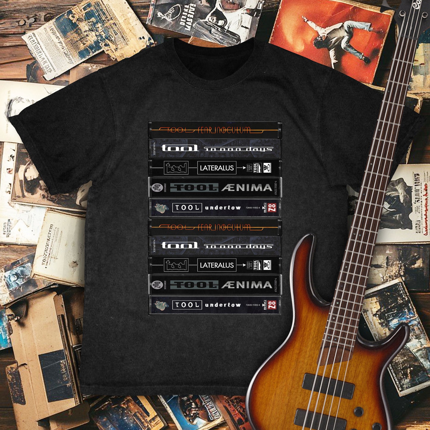 Tool Albums Cassette Retro Collection Premium Unisex T-Shirt