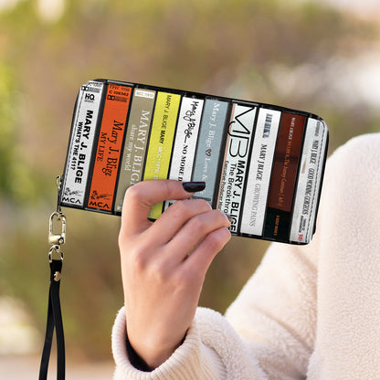 Mary J. Blige Albums Cassette Vintage Leather Long Wallet