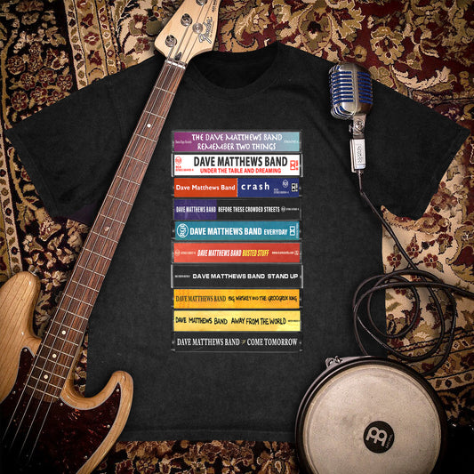 Dave Matthews Albums Cassette Retro Collection Premium Unisex T-Shirt