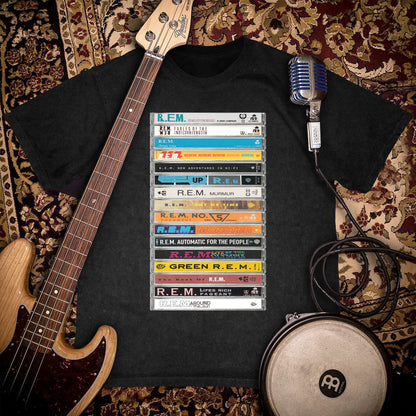 R.E.M Albums Cassette Retro Collection Premium Unisex T-Shirt