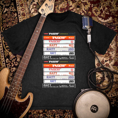 Ratt Albums Cassette Retro Collection Premium Unisex T-Shirt