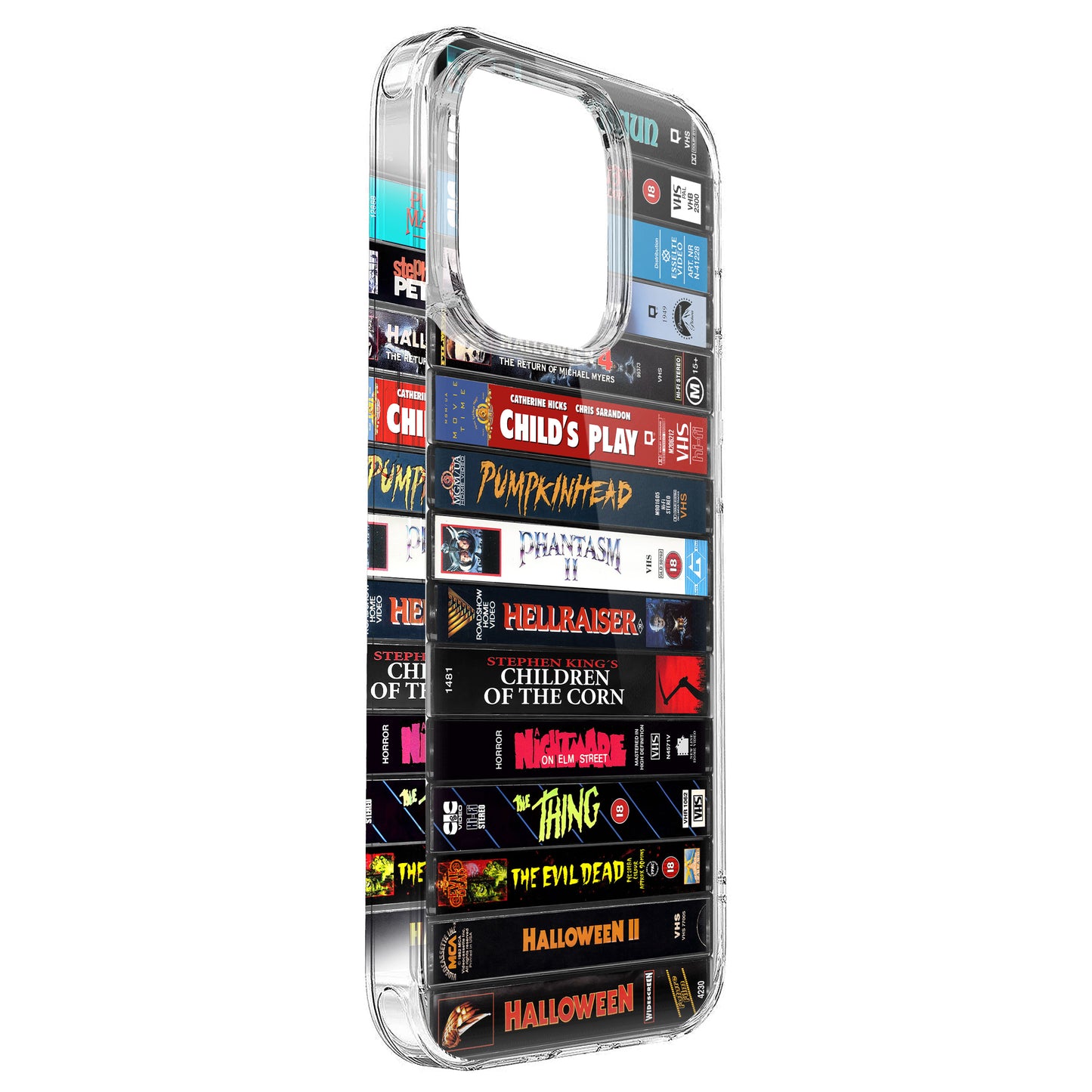 Iconic VHS Horror Movies Collection Phone Case