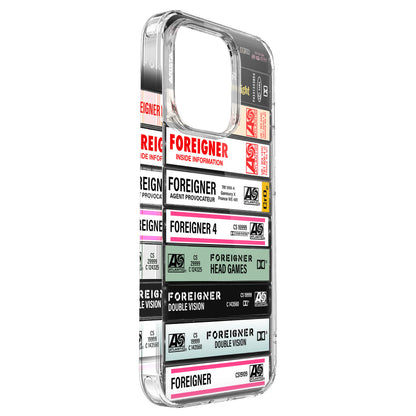 Foreigner Albums Cassette Collection Retro Phone Case