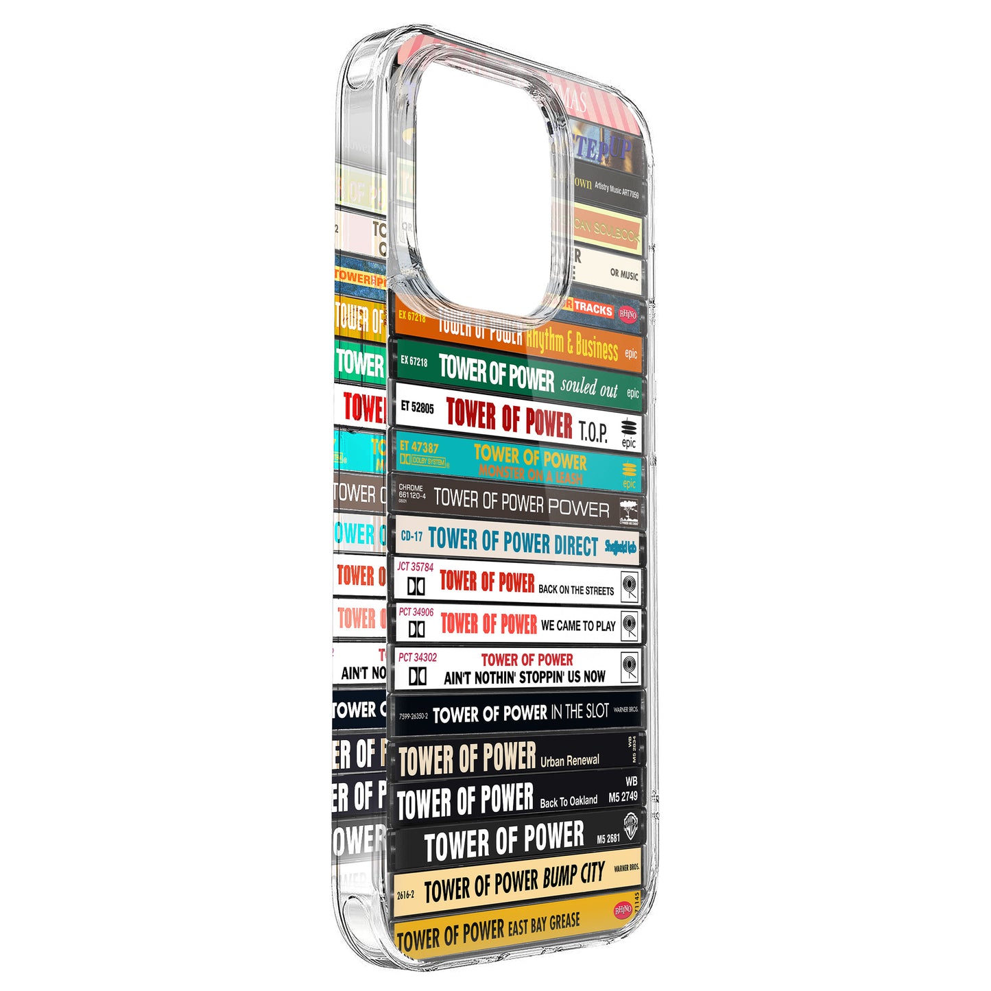 The Tower of Power Albums Cassette Collection Retro Phone Case