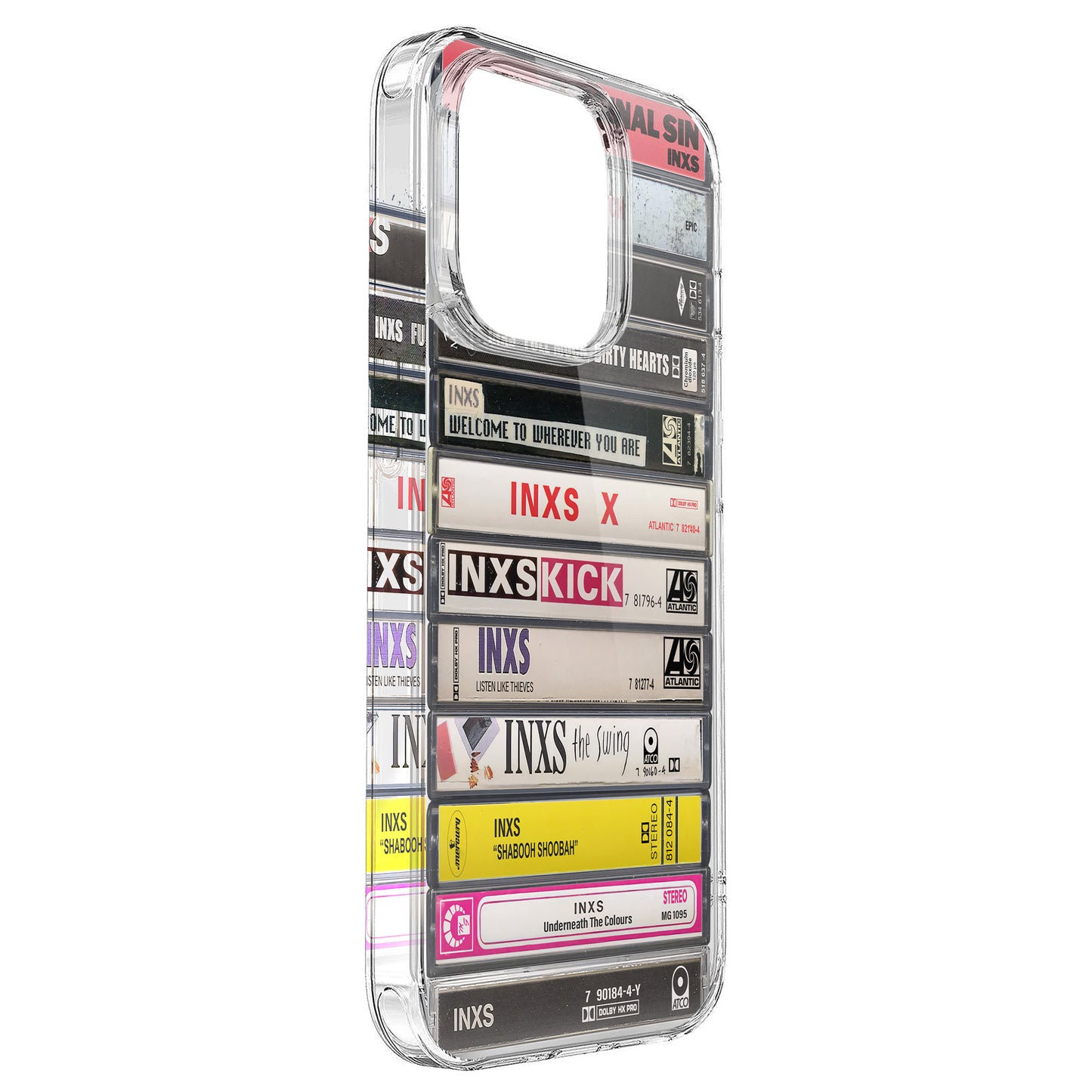 INXS Albums Cassette Collection Retro Phone Case