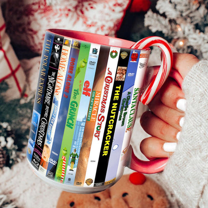 Classic Christmas VHS Movie Accent Mug