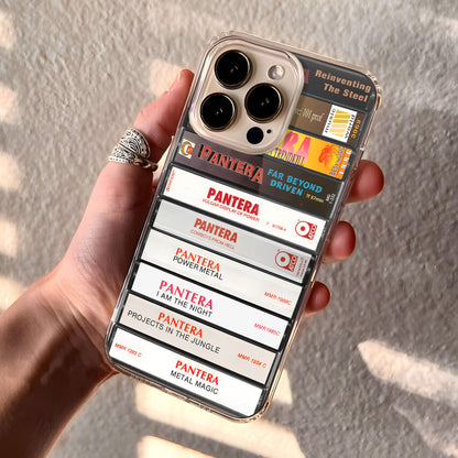 Pantera Albums Cassette Collection Retro Phone Case