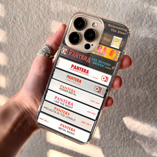 Pantera Albums Cassette Collection Retro Phone Case