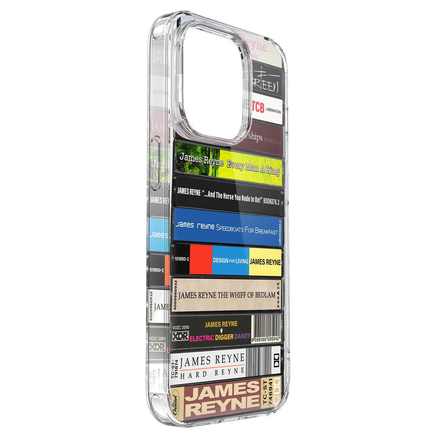James Reyne Albums Cassette Collection Retro Phone Case