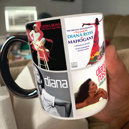 Diana Ross Albums Cover Collection Retro Mug